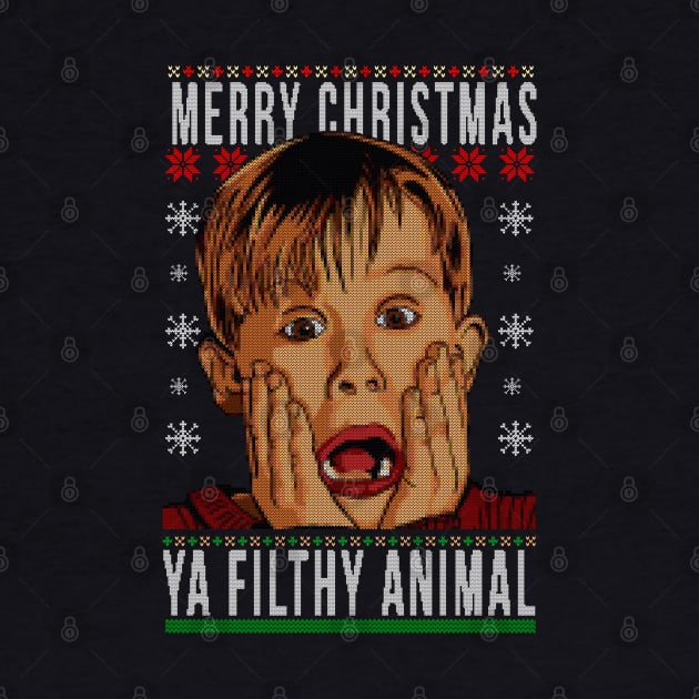 MERRY CHRISTMAS YA FILTHY ANIMAL by peabo_mr